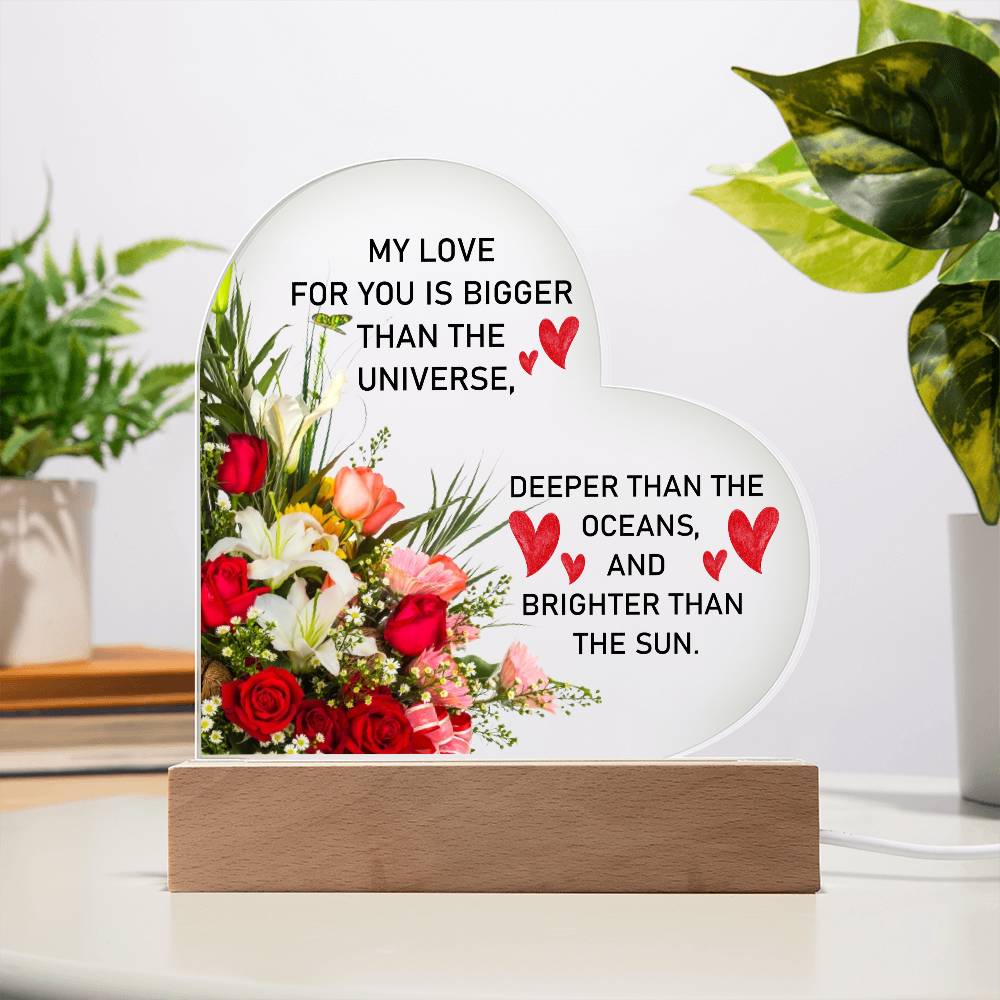 Heart Plaque I To My Wife - Ever Trendy Essentials