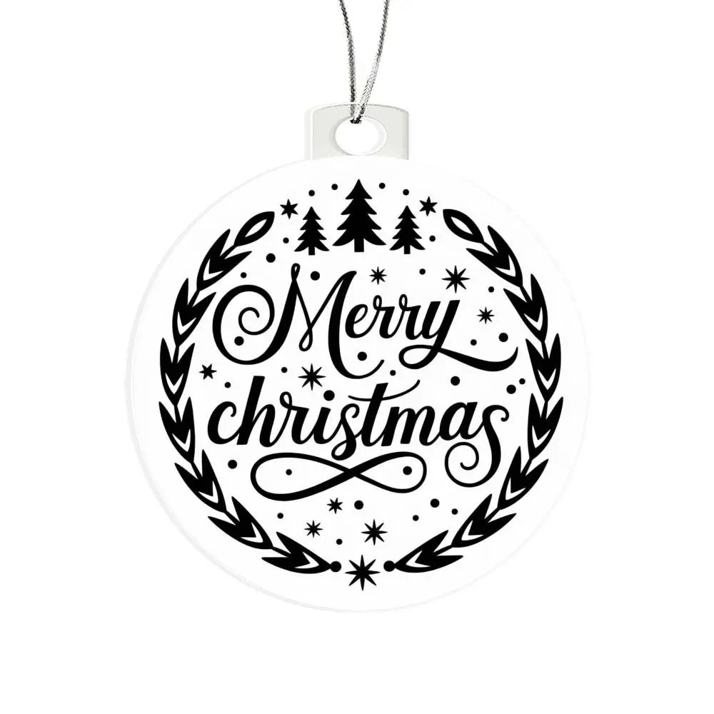 Christmas Ornament I Christmas Tree Decorations I Acrylic Ornament I Merry Christmas - Ever Trendy Essentials