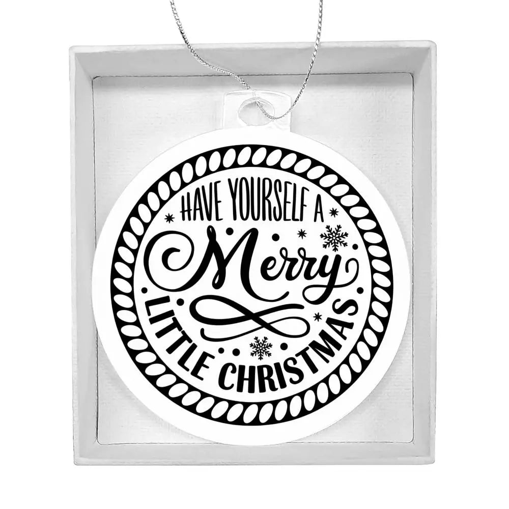 Christmas Ornament I Christmas Tree Decorations I Acrylic Ornament I Merry Christmas - Ever Trendy Essentials