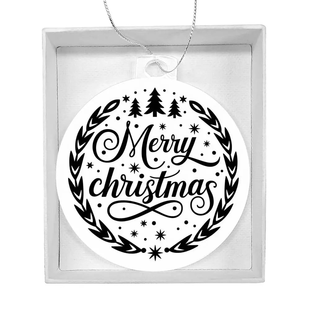 Christmas Ornament I Christmas Tree Decorations I Acrylic Ornament I Merry Christmas - Ever Trendy Essentials