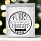 Dog Christmas Ornaments I Acrylic Ornaments I Furry and Bright 