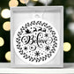 Christmas Ornament I Christmas Tree Decorations I Acrylic Ornament I Believe - Ever Trendy Essentials