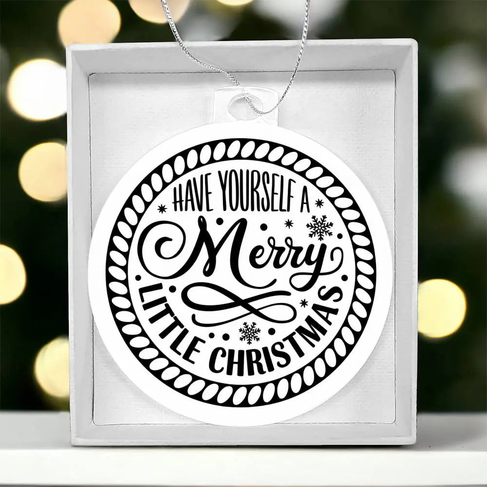 Christmas Ornament I Christmas Tree Decorations I Acrylic Ornament I Merry Christmas - Ever Trendy Essentials