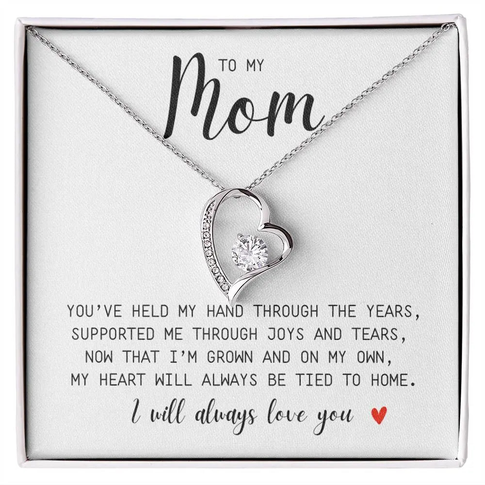 Mom I You Held My Hand I Forever Necklace I Mother's Day I Gift for Mom - Ever Trendy Essentials