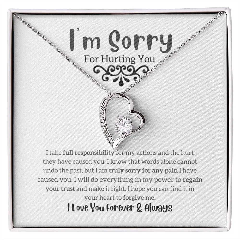 I'm Sorry For Hurting you - Forever Love Necklace - Ever Trendy Essentials