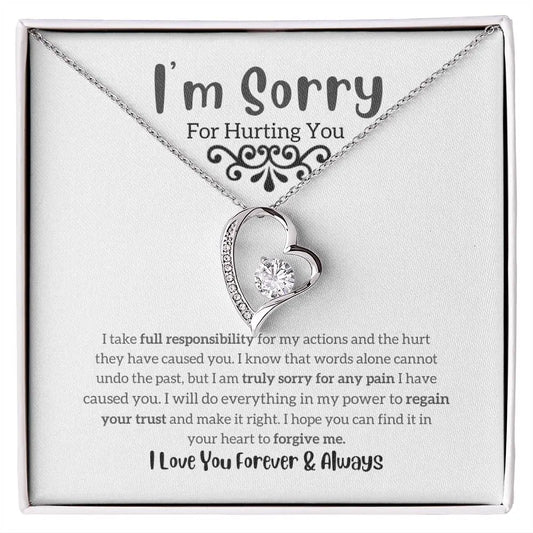 I'm Sorry For Hurting you - Forever Love Necklace - Ever Trendy Essentials