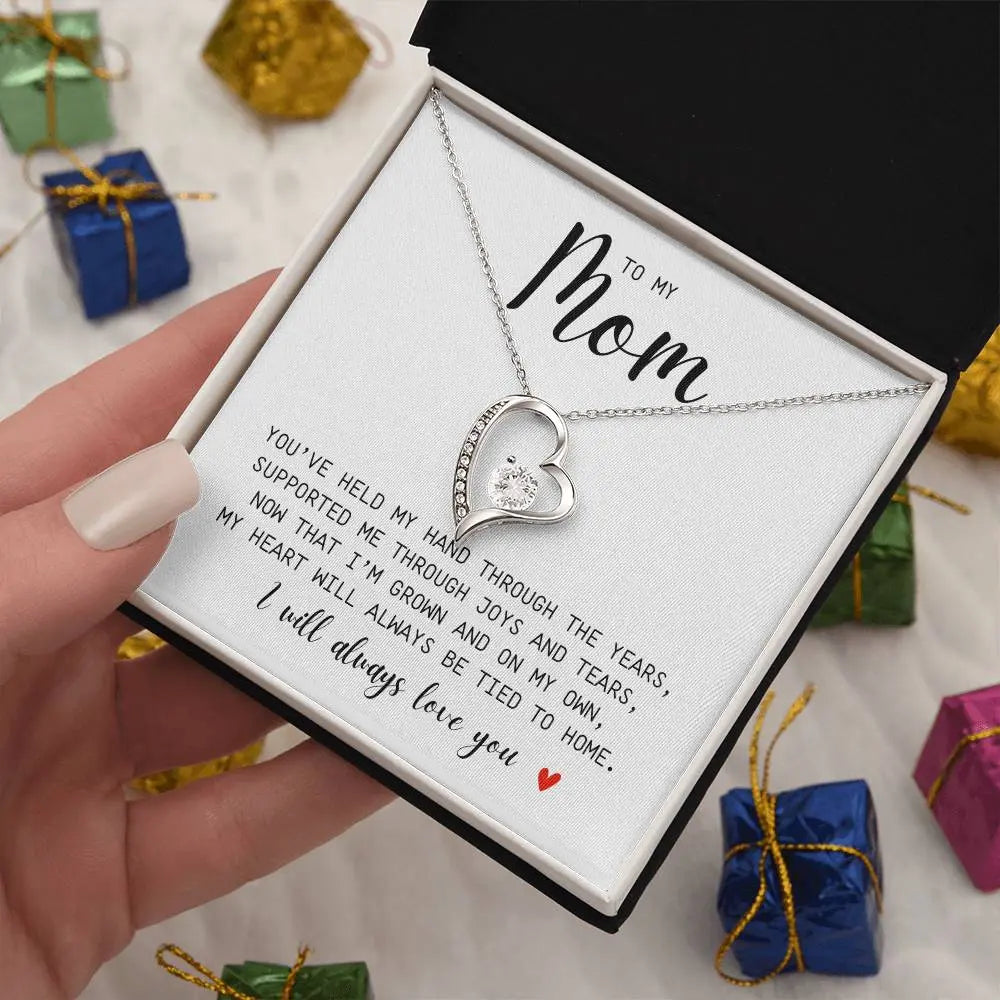 Mom I You Held My Hand I Forever Necklace I Mother's Day I Gift for Mom - Ever Trendy Essentials