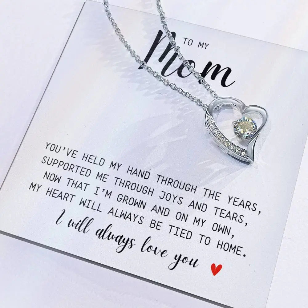 Mom I You Held My Hand I Forever Necklace I Mother's Day I Gift for Mom - Ever Trendy Essentials