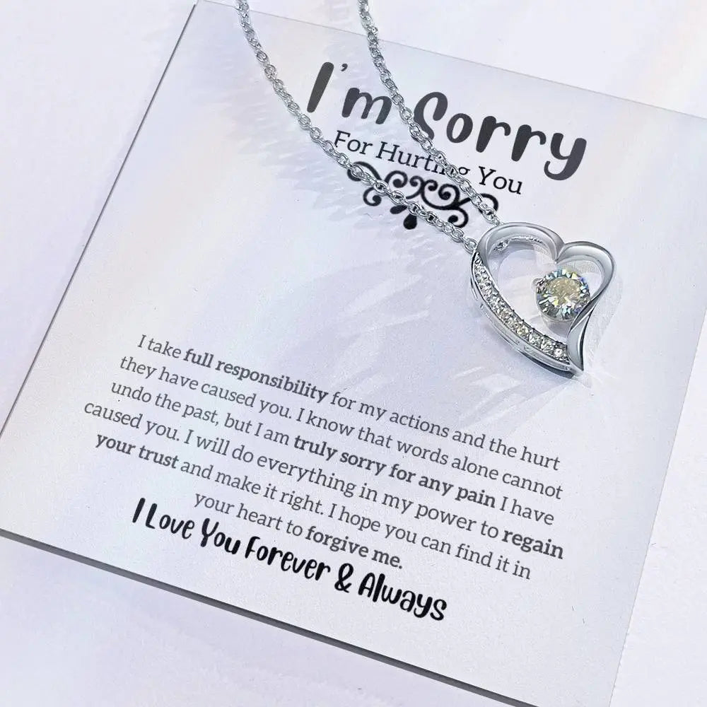 I'm Sorry For Hurting you - Forever Love Necklace - Ever Trendy Essentials