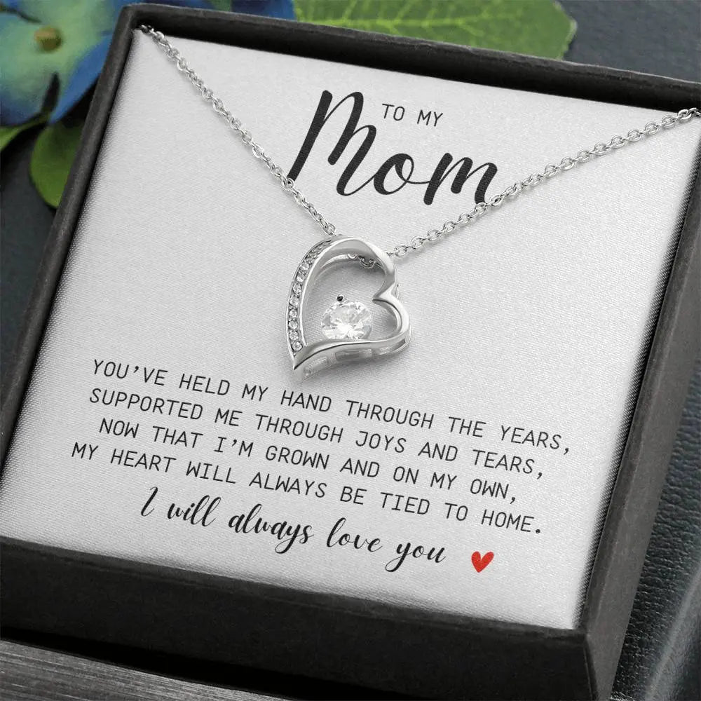 Mom I You Held My Hand I Forever Necklace I Mother's Day I Gift for Mom - Ever Trendy Essentials