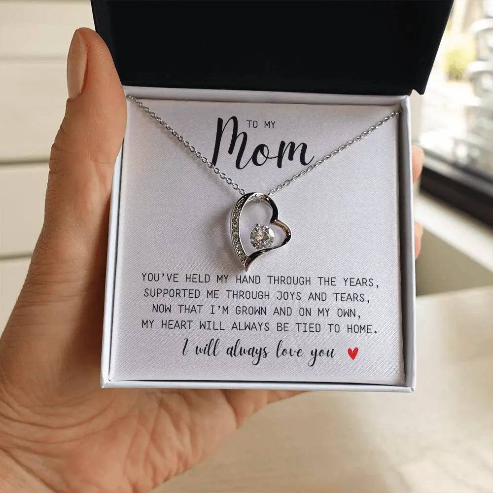 Mom I You Held My Hand I Forever Necklace I Mother's Day I Gift for Mom - Ever Trendy Essentials