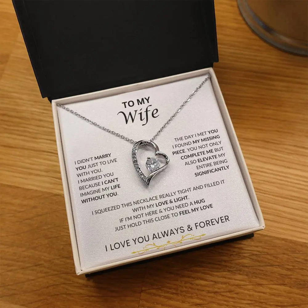 To My Wife I Love Necklace I Mother's Day Gift - Ever Trendy Essentials