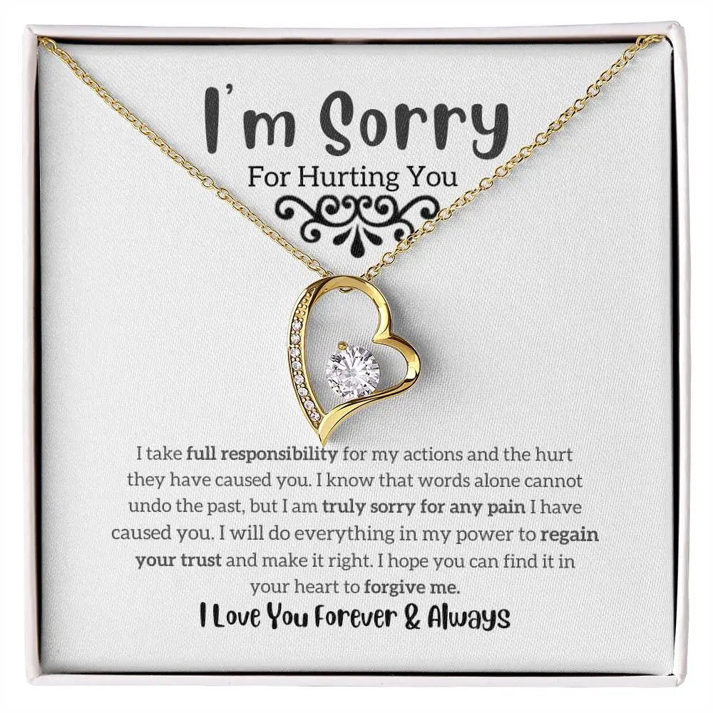 I'm Sorry For Hurting you - Forever Love Necklace - Ever Trendy Essentials