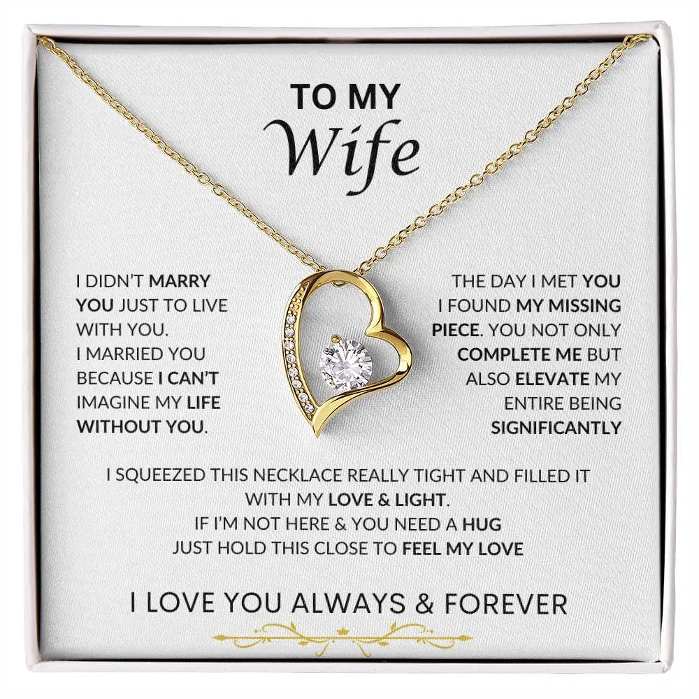 To My Wife I Love Necklace I Mother's Day Gift - Ever Trendy Essentials