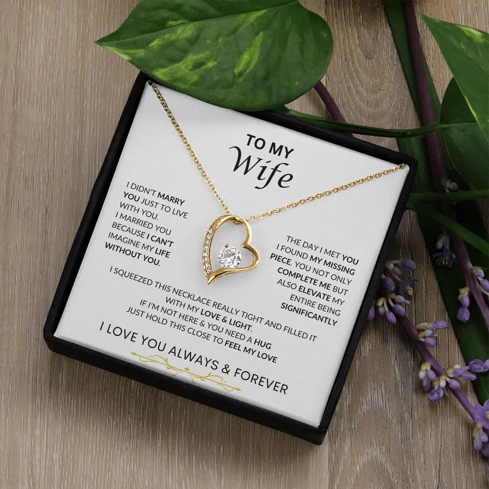 To My Wife I Love Necklace I Mother's Day Gift - Ever Trendy Essentials