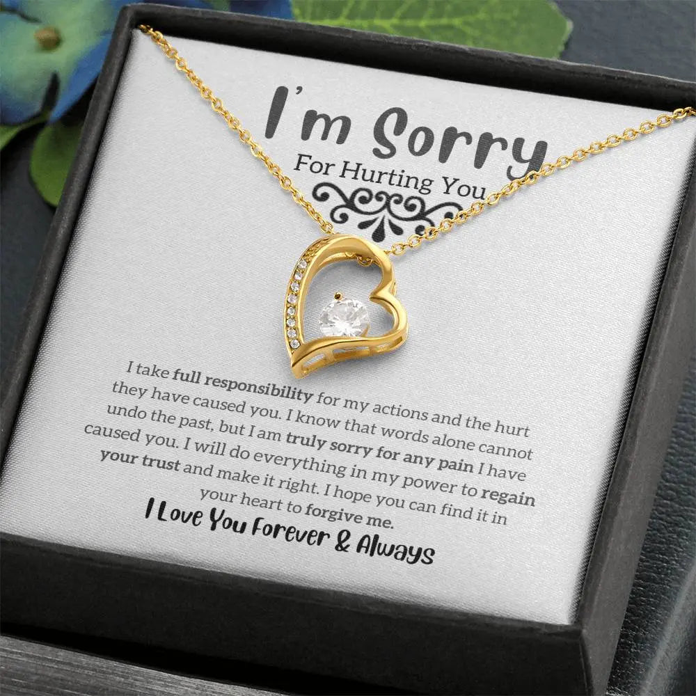 I'm Sorry For Hurting you - Forever Love Necklace - Ever Trendy Essentials