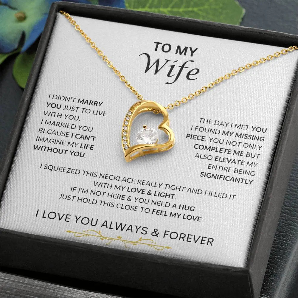 To My Wife I Love Necklace I Mother's Day Gift - Ever Trendy Essentials