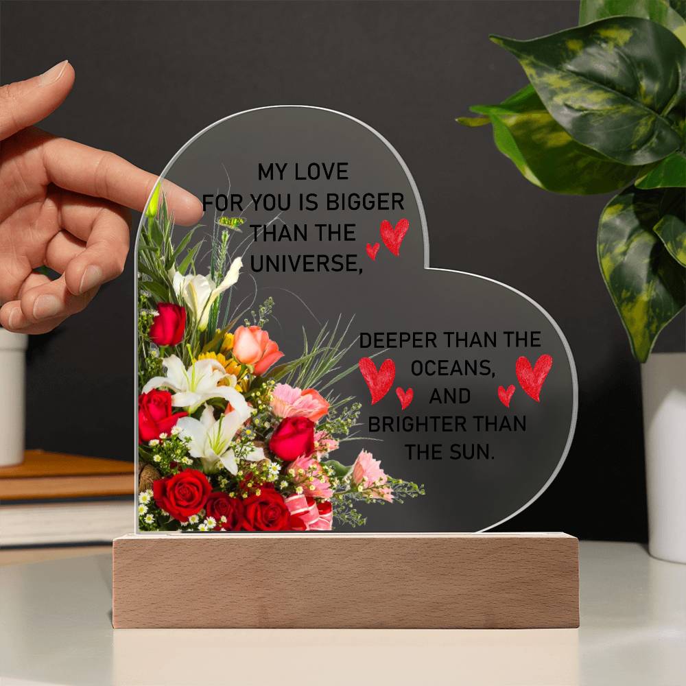 Heart Plaque I To My Wife - Ever Trendy Essentials