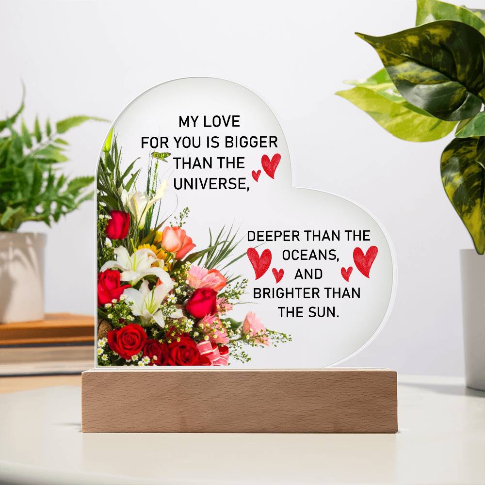 Heart Plaque I To My Wife - Ever Trendy Essentials