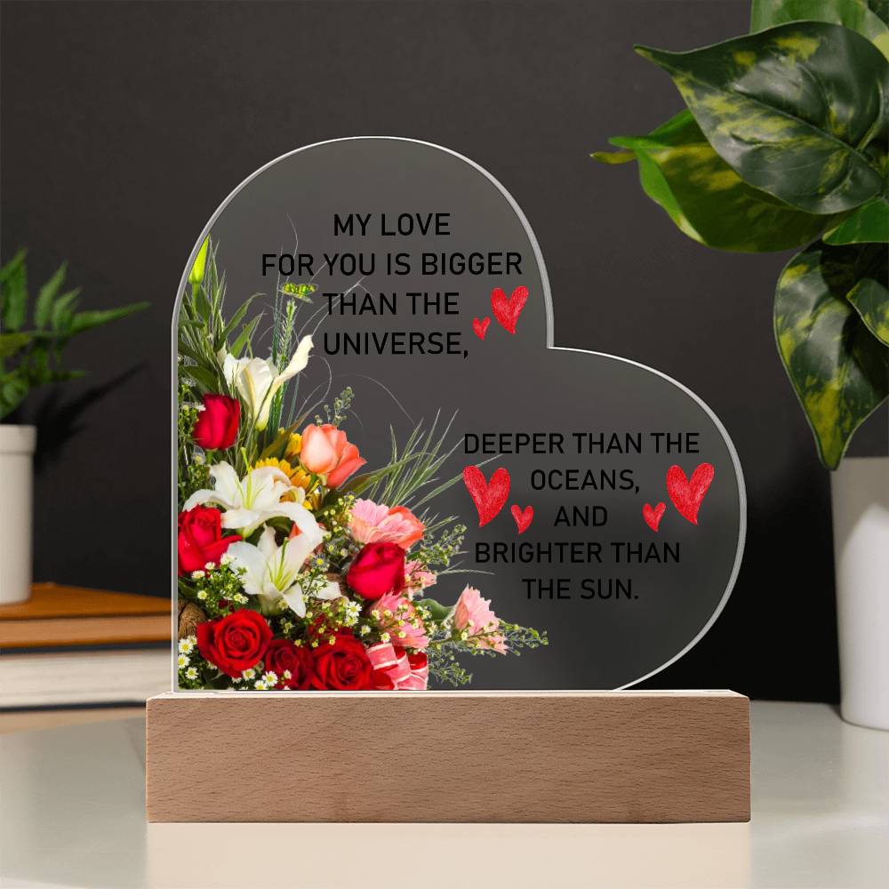 Heart Plaque I To My Wife - Ever Trendy Essentials