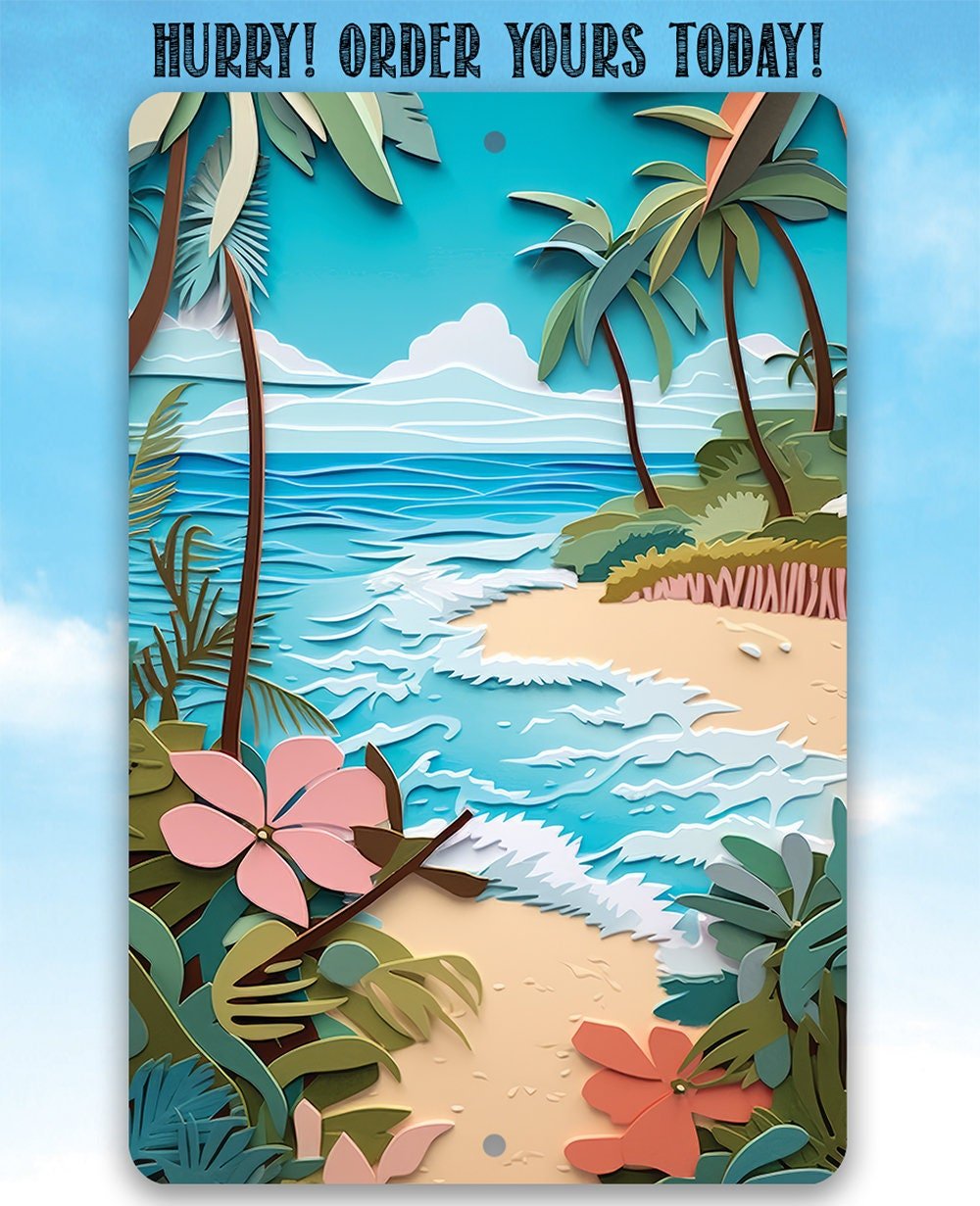 Beach Dreams - Metal Sign Daughter - Ever Trendy Essentials