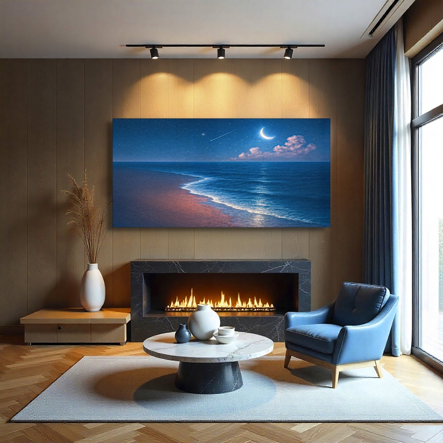Beach Shoreline Coastal Wall Art V Daughter - Ever Trendy Essentials