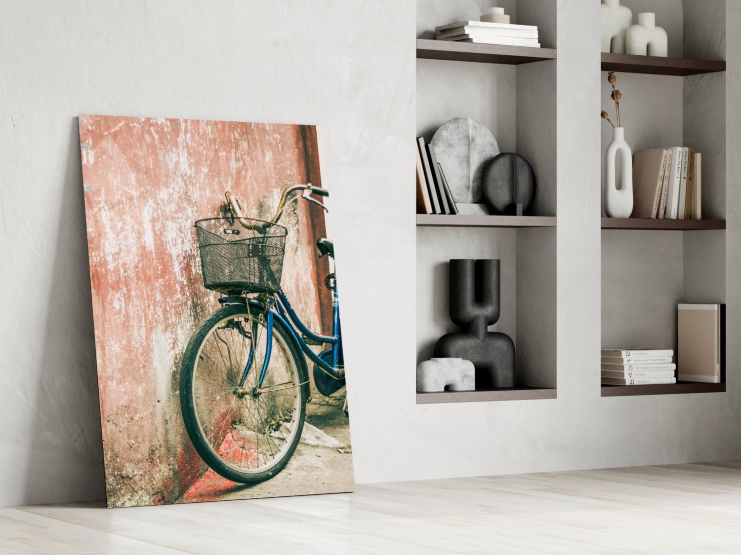 Bicycle Basket Glass Wall Art Daughter - Ever Trendy Essentials