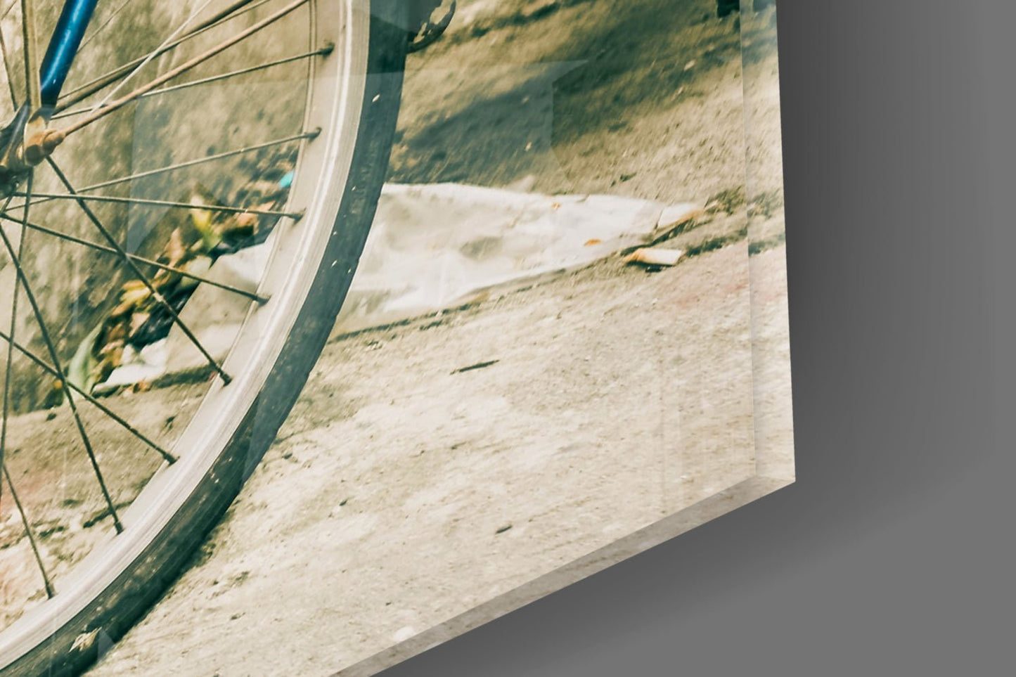 Bicycle Basket Glass Wall Art Daughter - Ever Trendy Essentials