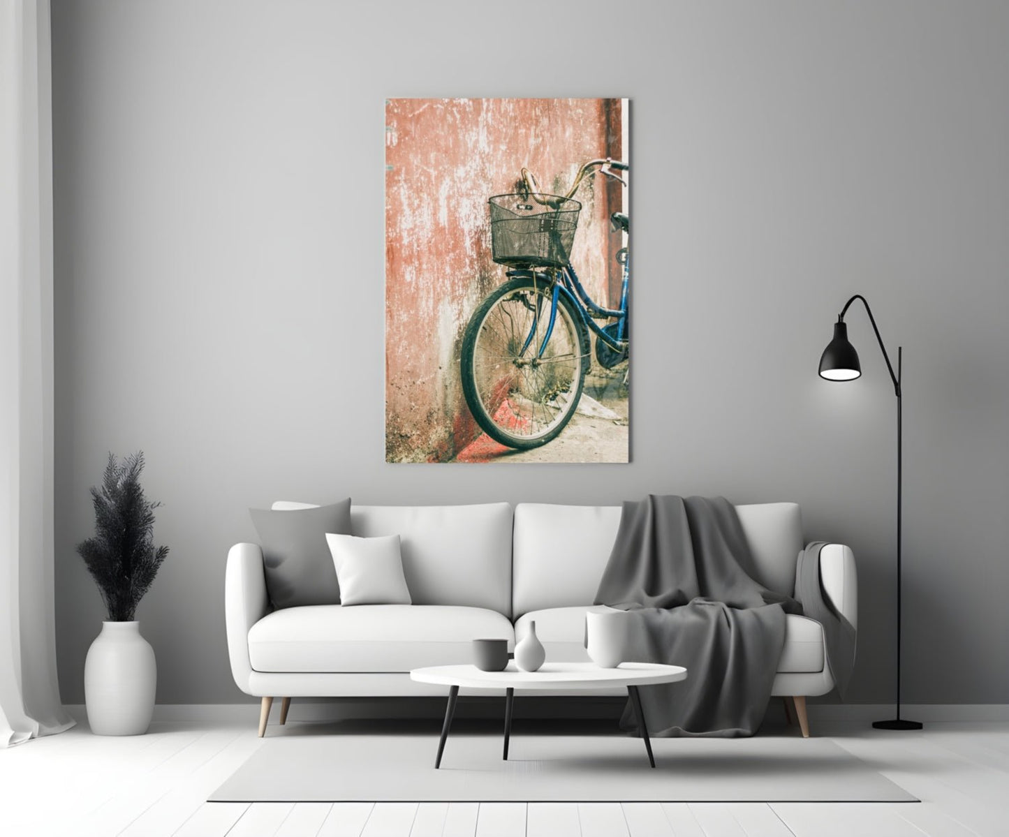 Bicycle Basket Glass Wall Art Daughter - Ever Trendy Essentials