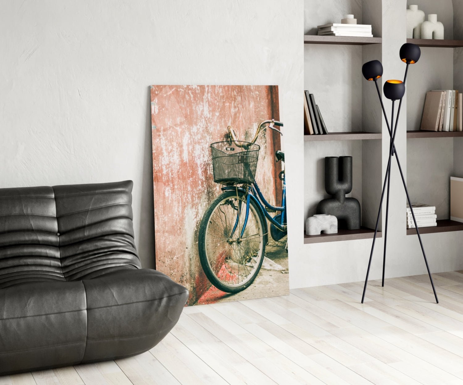 Bicycle Basket Glass Wall Art Daughter - Ever Trendy Essentials