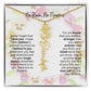Birth Flower Necklace With Name I No Rain - No Flowers | Beautiful Gift for Aunt - Ever Trendy Essentials