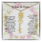 Birth Flower Necklace With Name I No Rain - No Flowers | Beautiful Gift for Aunt - Ever Trendy Essentials