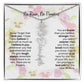 Birth Flower Necklace With Name I No Rain - No Flowers | Beautiful Gift for Aunt - Ever Trendy Essentials