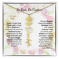 Birth Flower Necklace With Name I No Rain - No Flowers | Beautiful Gift for Aunt - Ever Trendy Essentials