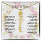Birth Flower Necklace With Name I No Rain - No Flowers | Beautiful Gift for Aunt - Ever Trendy Essentials