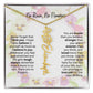 Birth Flower Necklace With Name I No Rain - No Flowers | Beautiful Gift for Aunt - Ever Trendy Essentials