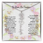 Birth Flower Necklace With Name I No Rain - No Flowers | Beautiful Gift for Aunt - Ever Trendy Essentials