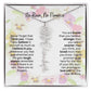Birth Flower Necklace With Name I No Rain - No Flowers | Beautiful Gift for Aunt - Ever Trendy Essentials