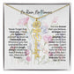 Birth Flower Necklace With Name I No Rain - No Flowers | Gift for Mom from Daughter - Ever Trendy Essentials