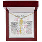 Birth Flower Necklace With Name I No Rain - No Flowers | Gift for Mom from Daughter - Ever Trendy Essentials