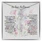 Birth Flower Necklace With Name I No Rain - No Flowers | Gift for Mom from Daughter - Ever Trendy Essentials