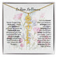 Birth Flower Necklace With Name I No Rain - No Flowers | Gift for Mom from Daughter - Ever Trendy Essentials
