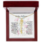 Birth Flower Necklace With Name I No Rain - No Flowers | Gift for Mom from Daughter - Ever Trendy Essentials