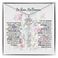 Birth Flower Necklace With Name I No Rain - No Flowers | Gift for Mom from Daughter - Ever Trendy Essentials