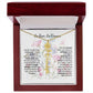 Birth Flower Necklace With Name I No Rain - No Flowers | Gift for Mom from Daughter - Ever Trendy Essentials