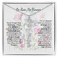 Birth Flower Necklace With Name I No Rain - No Flowers | Gift for Mom from Daughter - Ever Trendy Essentials
