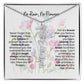Birth Flower Necklace With Name I No Rain - No Flowers | Gift for Mom from Daughter - Ever Trendy Essentials