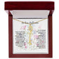Birth Flower Necklace With Name I No Rain - No Flowers | Gift for Mom from Daughter - Ever Trendy Essentials