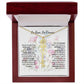 Birth Flower Necklace With Name I No Rain - No Flowers | Gift for Mom from Daughter - Ever Trendy Essentials