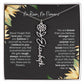 Birth Flower Necklace With Name I No Rain - No Flowers | Personalized Gift for Grandma - Ever Trendy Essentials